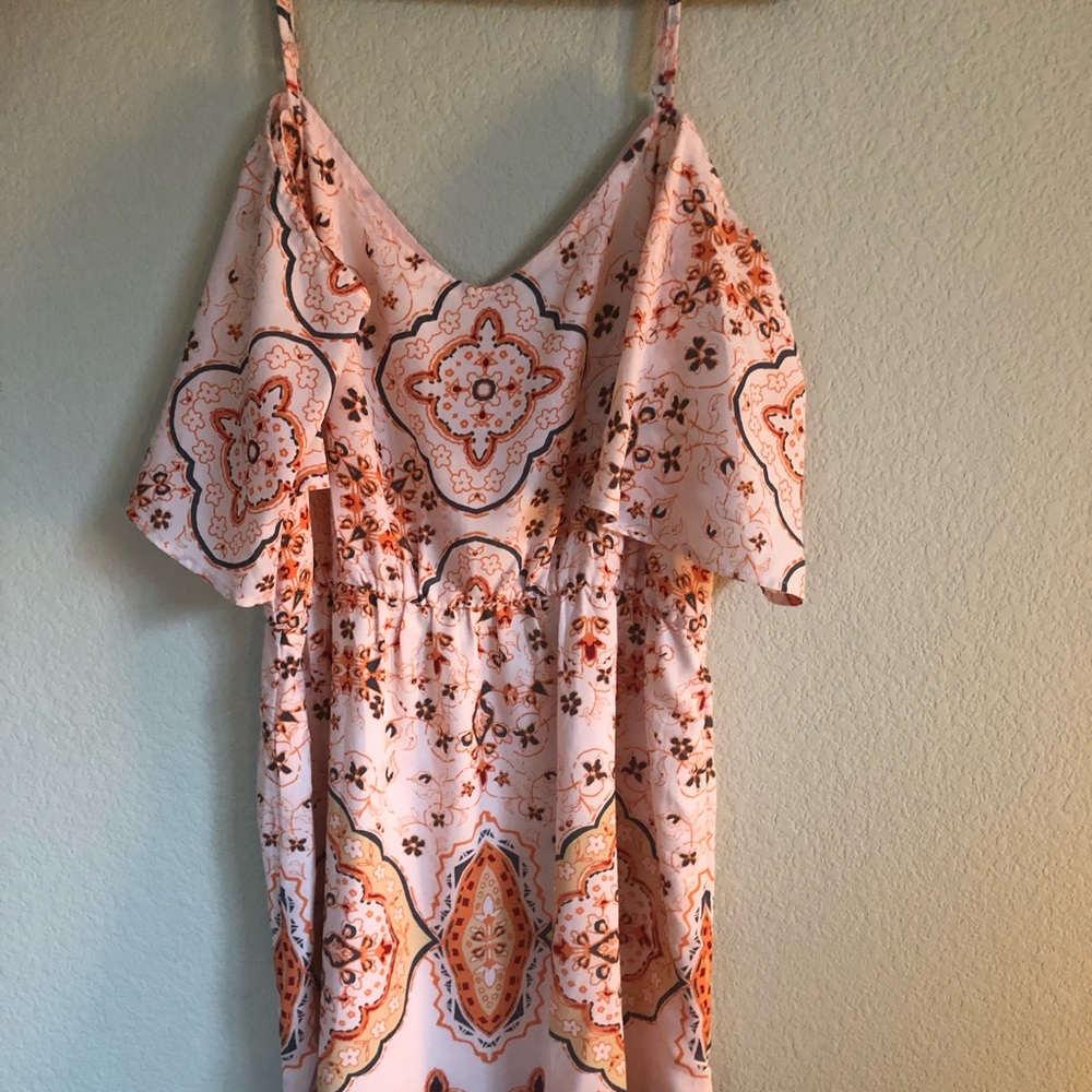 Cold shoulder dress